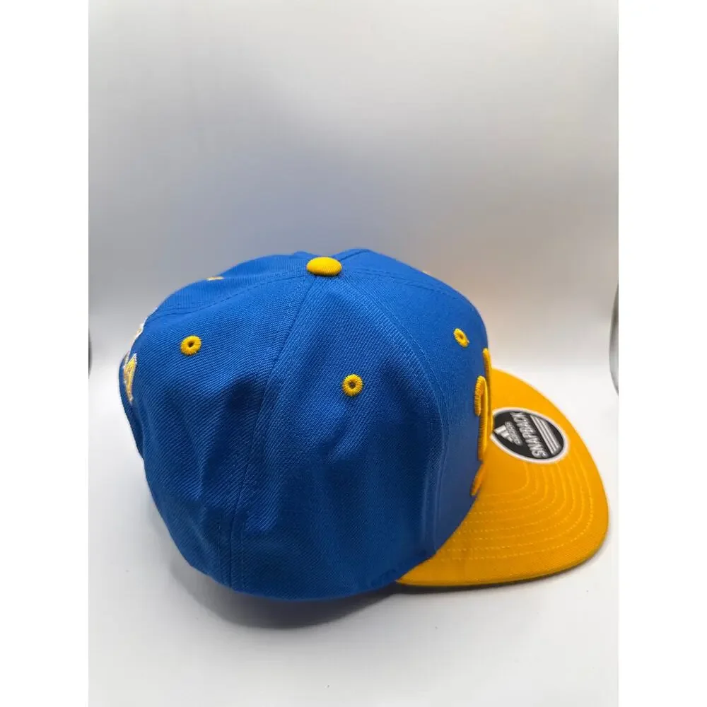 Adidas UCLA Bruins Snapback Hat Blue Gold Flat Bill Adjustable Cap NWT